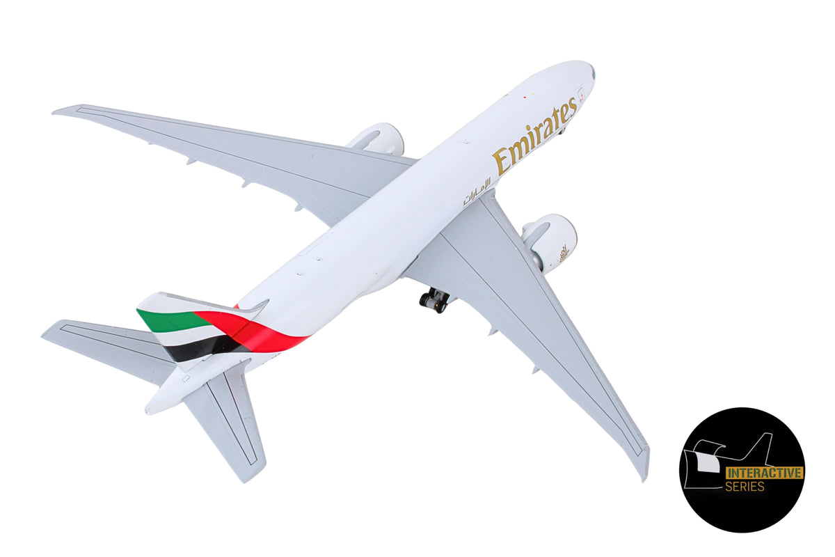 GEMINI EMIRATES SKYCARGO 777-200LRF 1/400 INTERACTIVE The Airplane Shop.