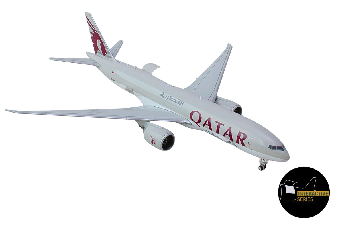 GEMINI QATAR 777-200LR 1/400 REG#A7-BFT INTERACTIVE (**) The Airplane Shop.