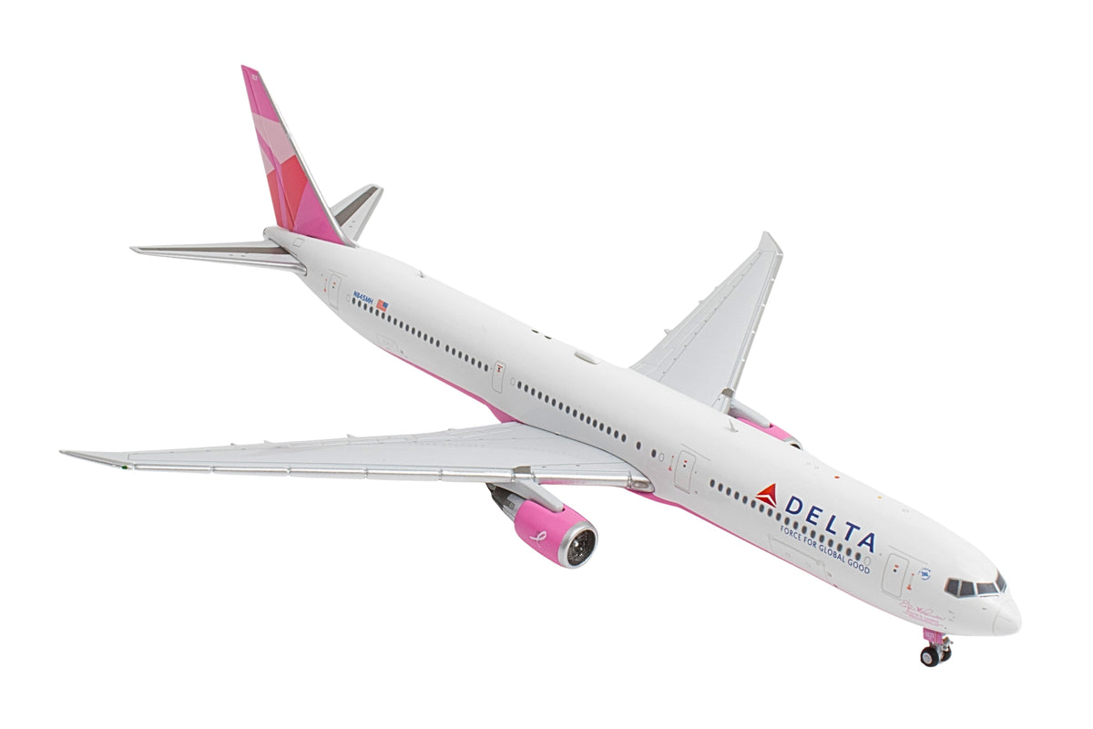 GEMINI DELTA 767-400 1/400 EVELYN H LAUDER PINK PLANE N845MH The Airplane Shop.