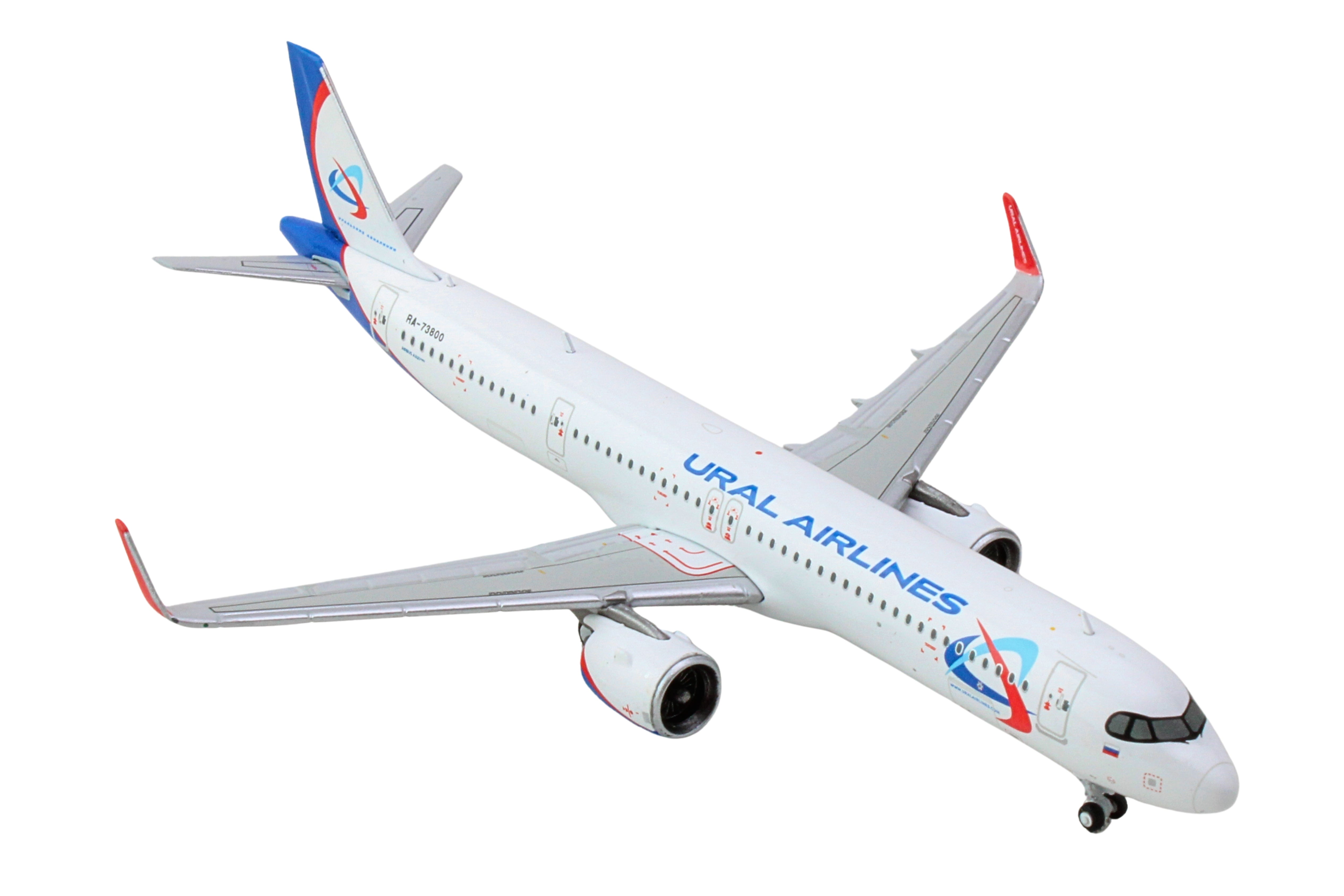 GEMINI URAL A321NEO 1/400 REG#RA-73800 (**)