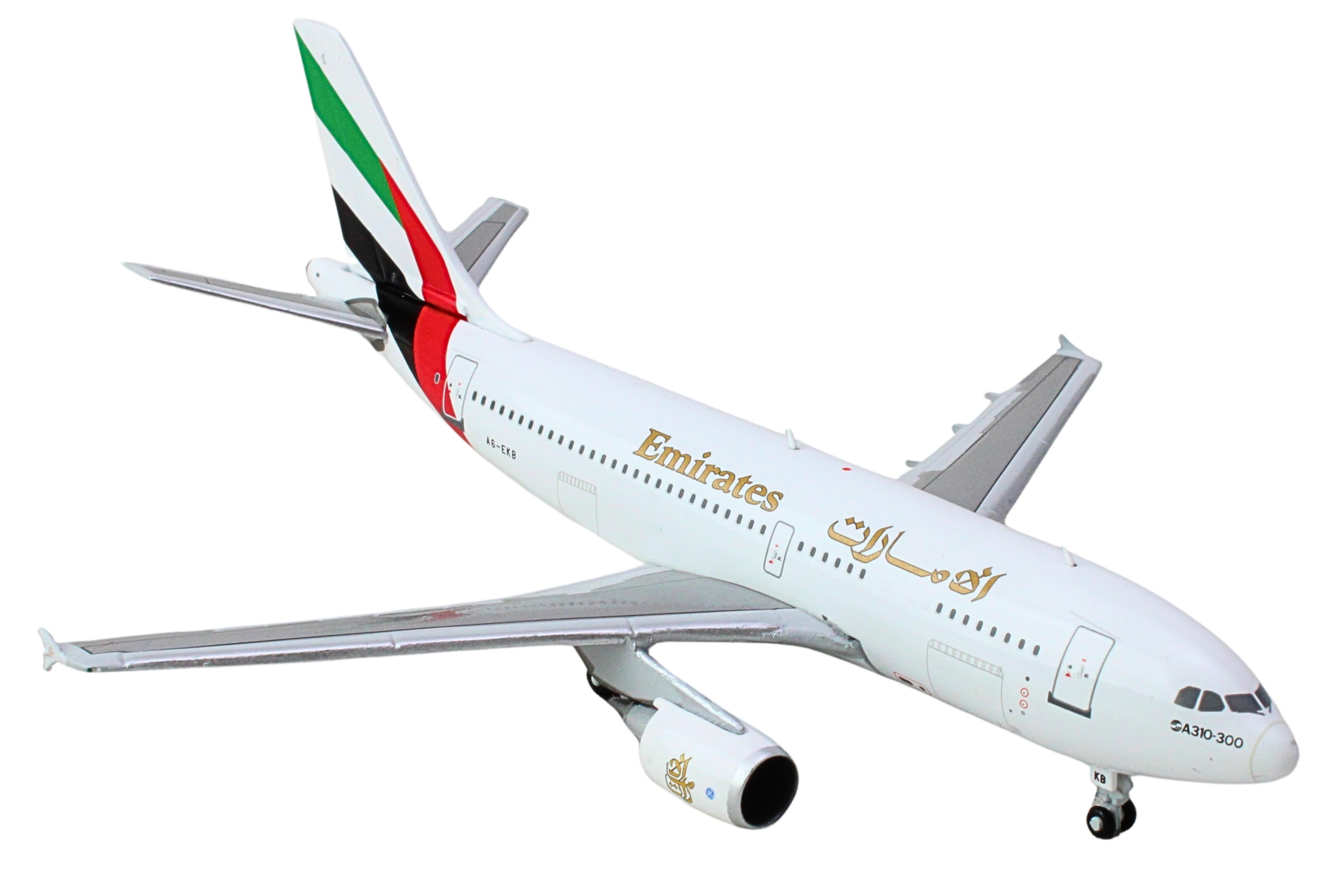 GEMINI EMIRATES A310-300 1/400 REG#A6-EKB (**)