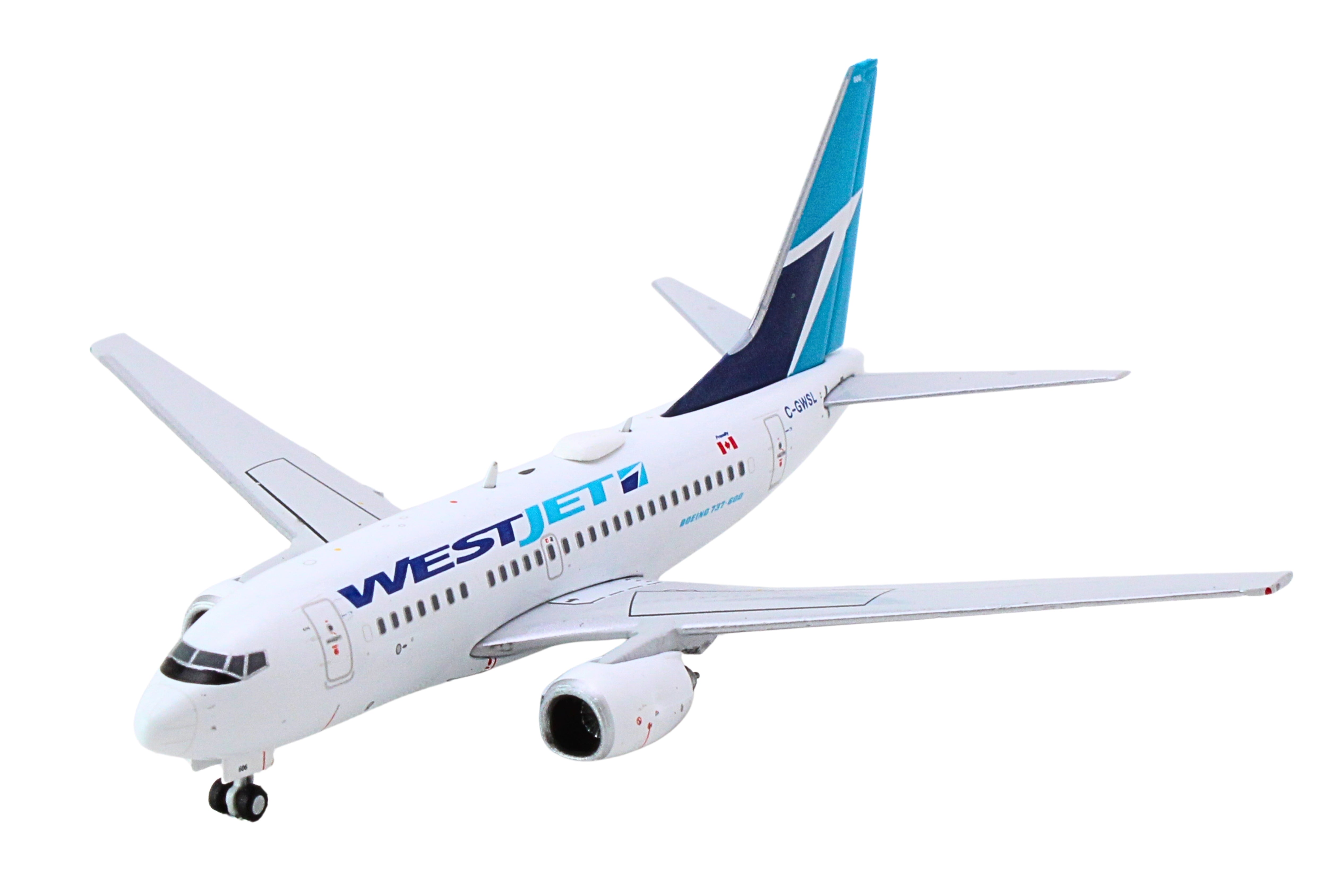 GEMINI WESTJET 737-600 1/400 REG#C-GWSL (**)