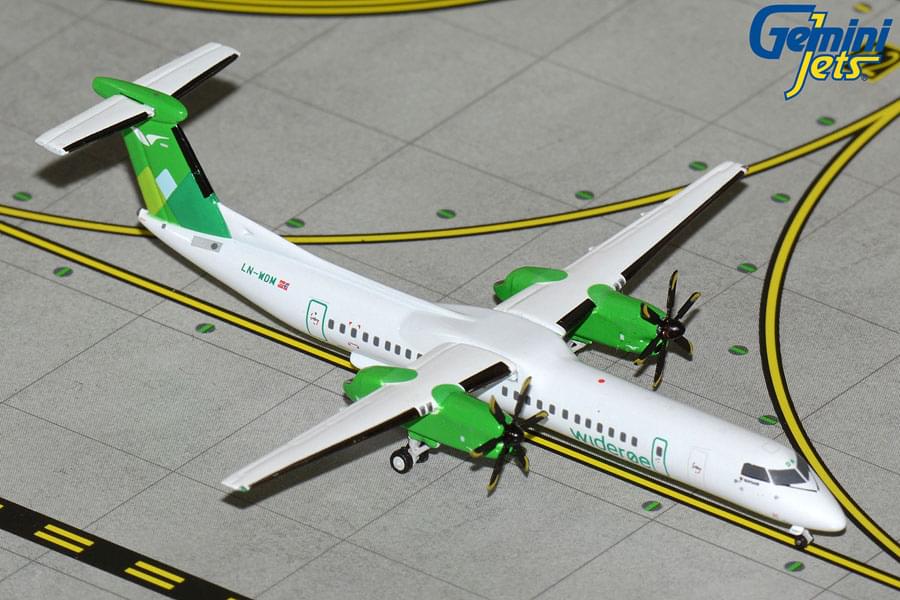 GEMINI WIDEROE Q400 1/400 REG#LN-WDM (**) The Airplane Shop.