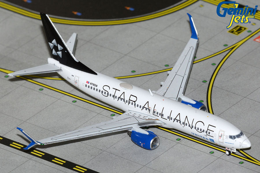 GEMINI UNITED 737-800W 1/400 STAR ALLIANCE REG#N76516