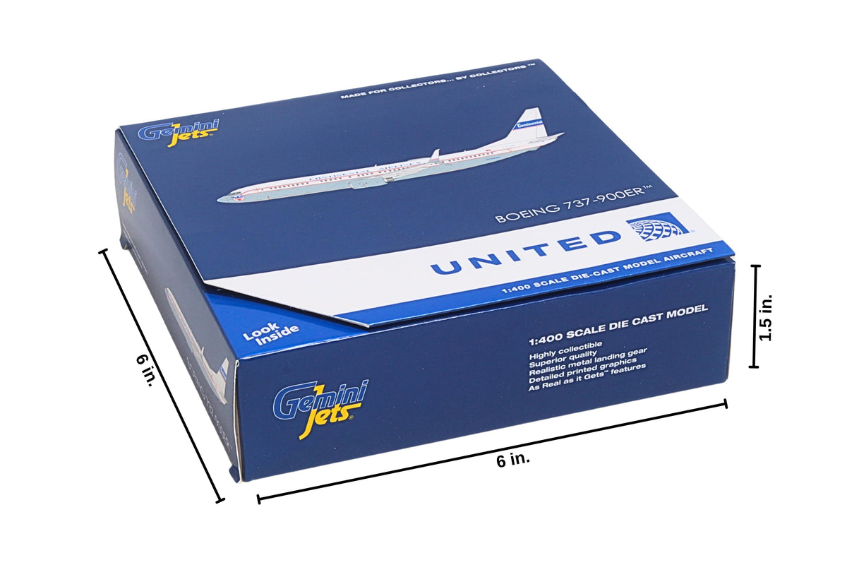 GEMINI UNITED 737-900ER 1/400 CONTINENTAL REG