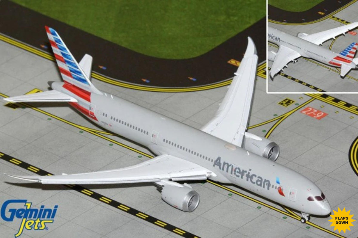 GEMINI AMERICAN 787-9 1/400 REG#N836AA FLAPS DOWN The Airplane Shop.