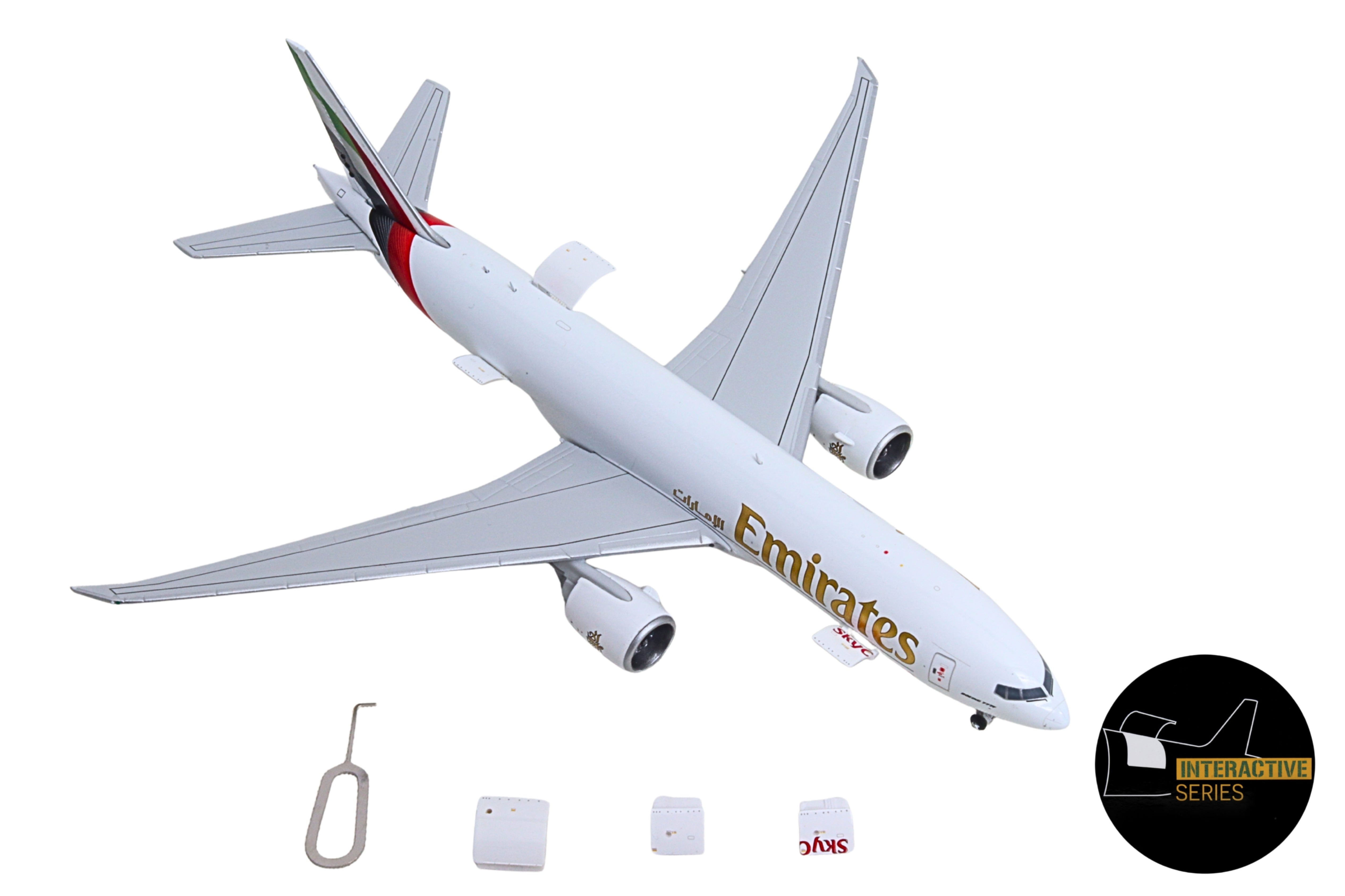 GEMINI EMIRATES SKYCARGO 777-200LRF 1/400 INTERACTIVE A6-EFV