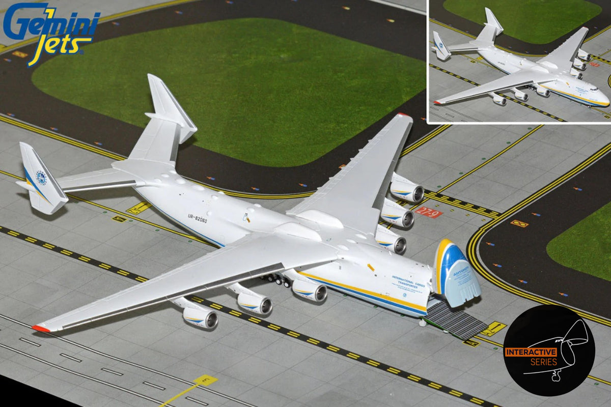 GEMINI ANTONOV AN225 1/400 UR-82060 INTERACTIVE The Airplane Shop.