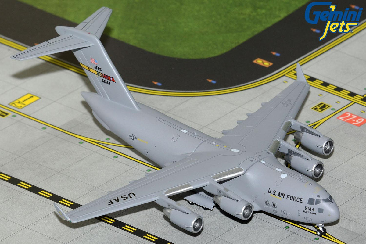 GEMINI USAF C17A 1/400 05-5144 MARCH AFB The Airplane Shop.