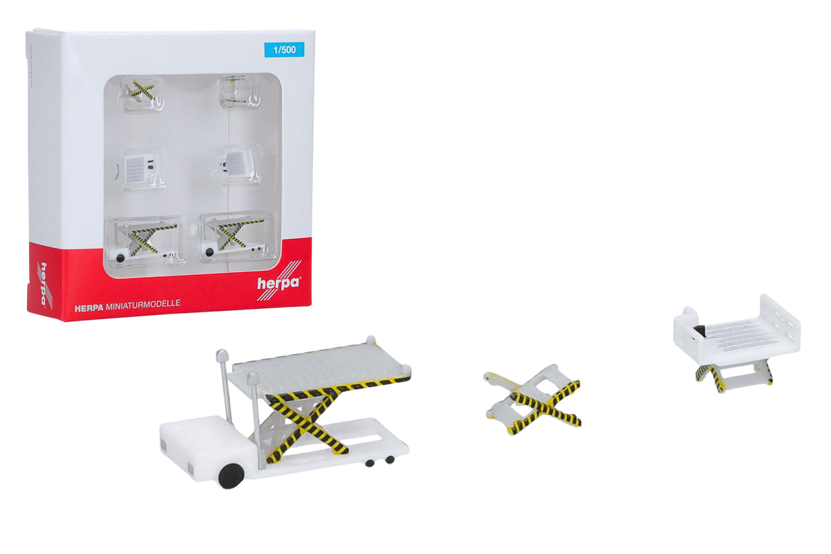 HERPA CONTAINER LOADER - WHITE 1/500
