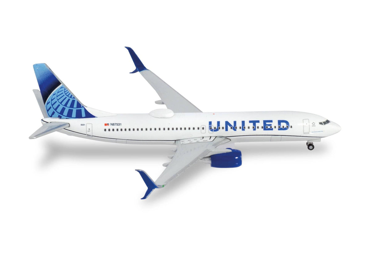 HERPA UNITED 737-800 1/500 (**) The Airplane Shop.