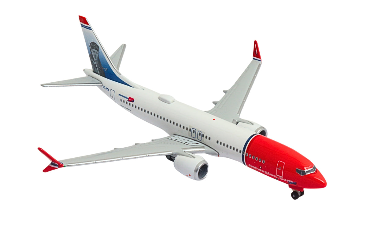 HERPA NORWEGIAN AIR SHUTTLE 737MAX8 1/500 (**) The Airplane Shop.