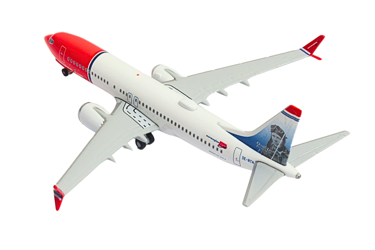 HERPA NORWEGIAN AIR SHUTTLE 737MAX8 1/500 (**) The Airplane Shop.
