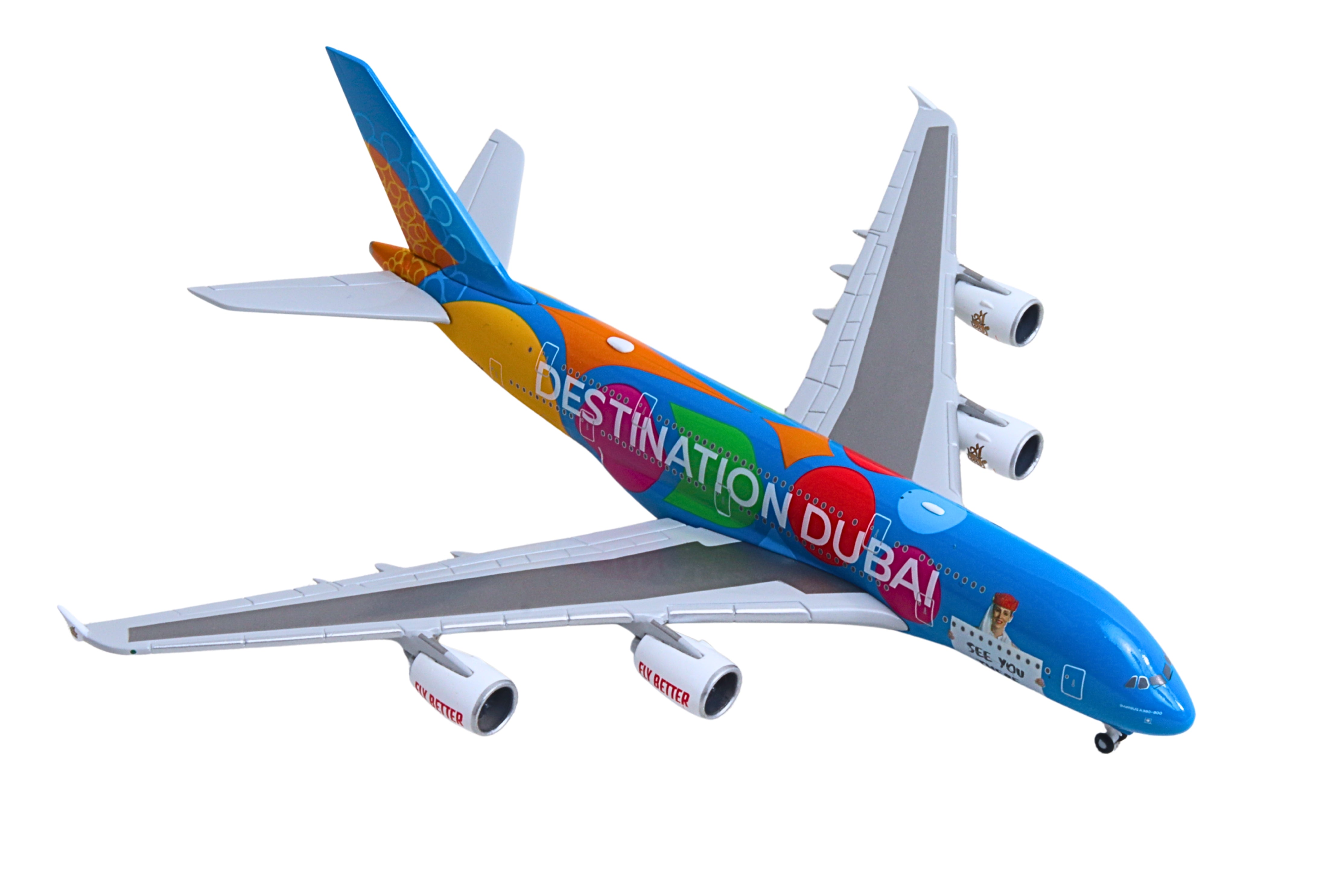 HERPA EMIRATES A380 1/500 DESTINATION DUBAI