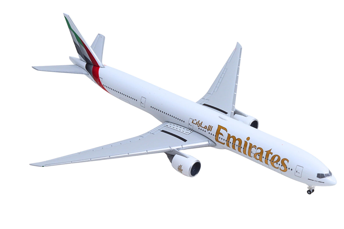 HERPA EMIRATES 777-300ER 1/500 2023 LIVERY (**) The Airplane Shop.