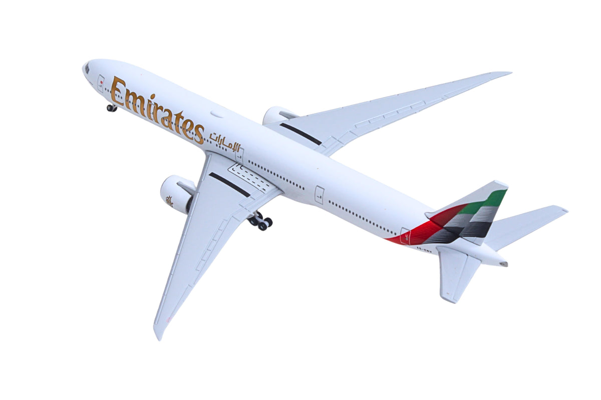 HERPA EMIRATES 777-300ER 1/500 2023 LIVERY (**) The Airplane Shop.