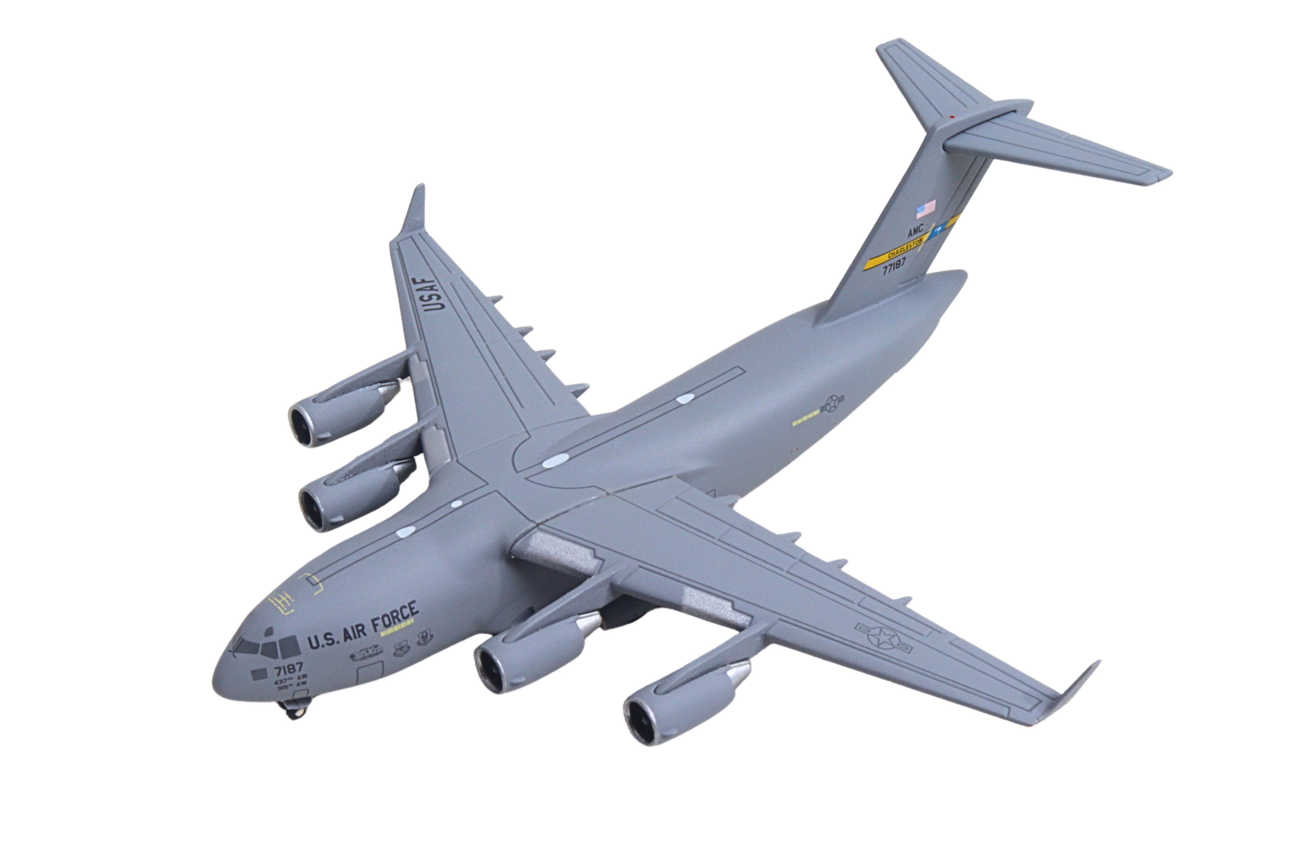 HERPA USAF C-17A 1/500 437TH AW SPIRIT OF THE CANDY BOMBER