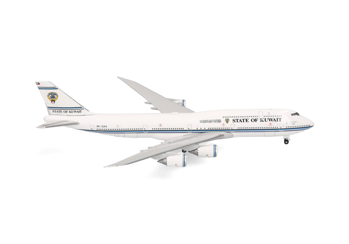 HERPA KUWAIT 747-8 1/500 BBJ (**) The Airplane Shop.