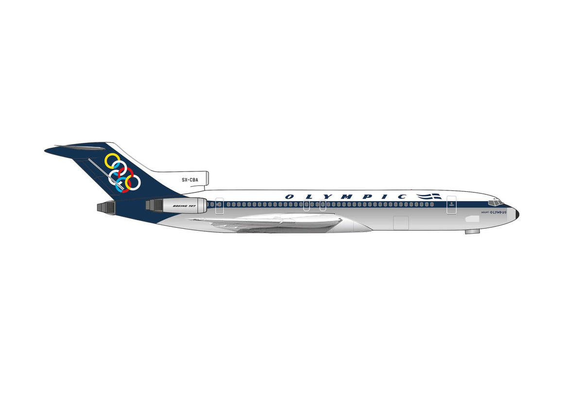 HERPA OLYMPIC 727-200 1/500 (**) The Airplane Shop.