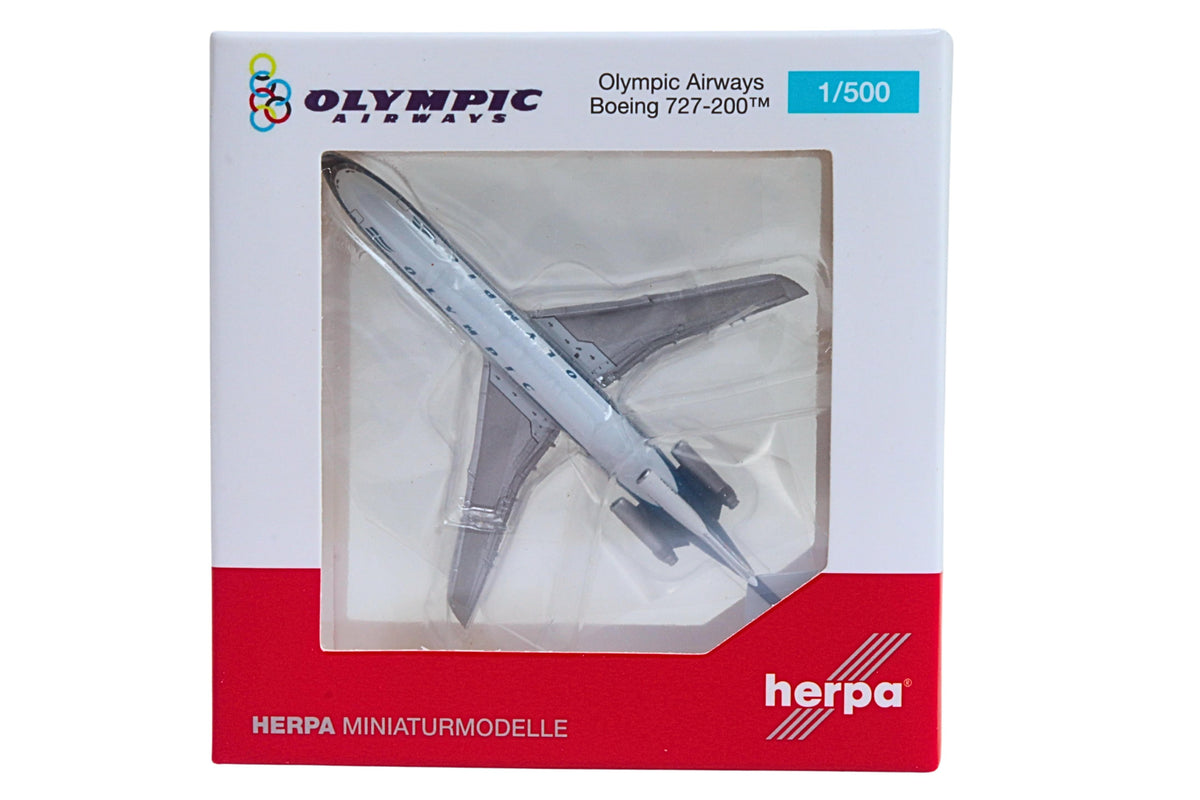 HERPA OLYMPIC 727-200 1/500 (**) The Airplane Shop.