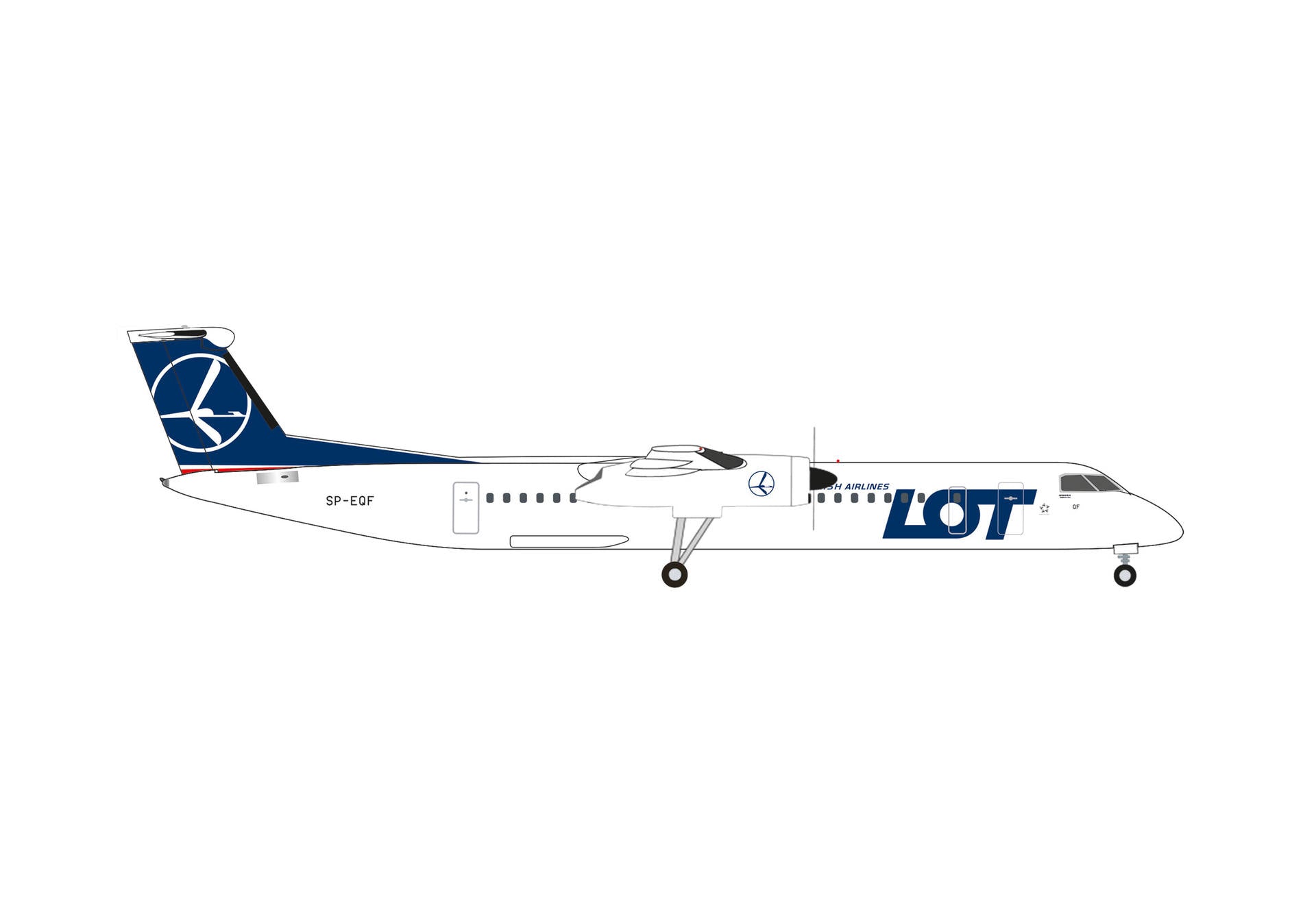 HERPA LOT Q400 1/500 (**)