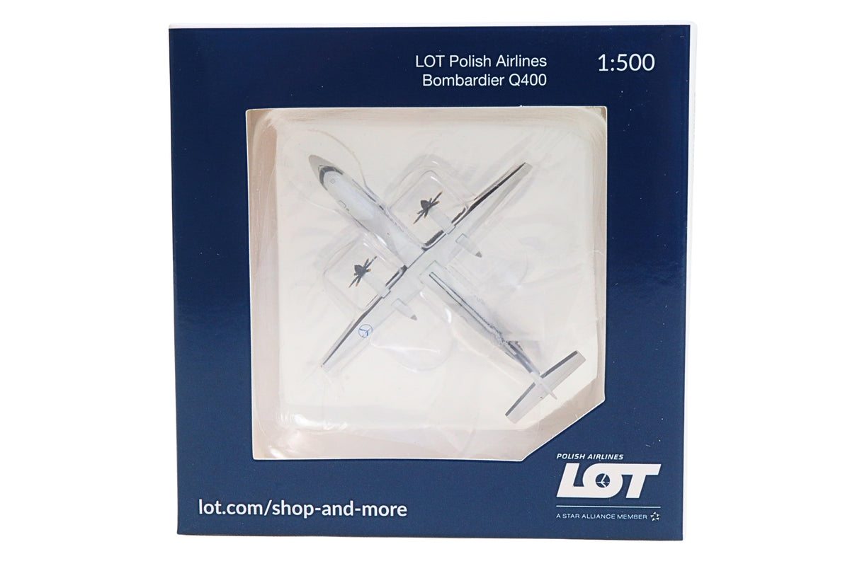 HERPA LOT Q400 1/500 (**) The Airplane Shop.