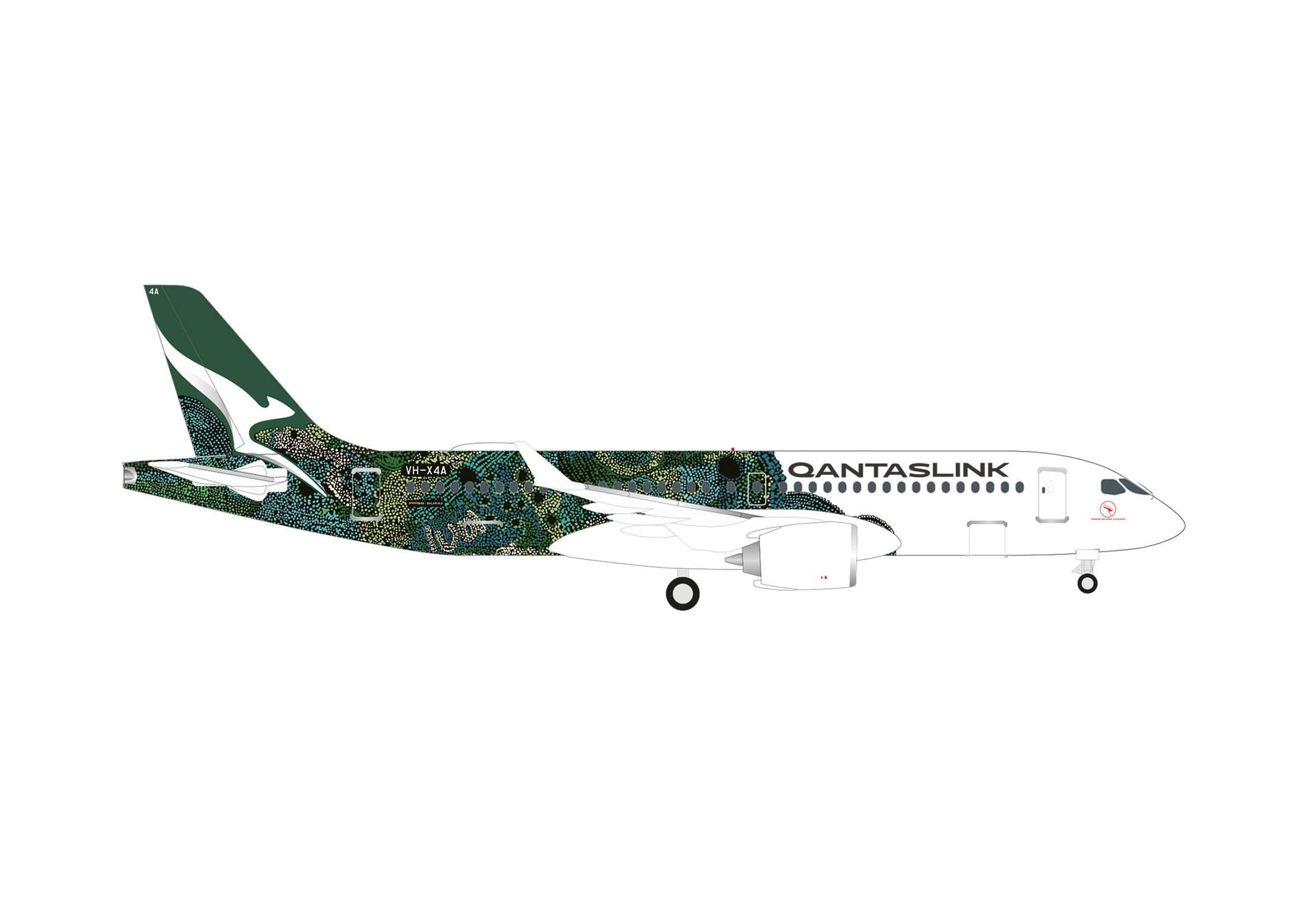 HERPA QANTASLINK A220-300 1/500 MINYMA KUTJARA TJUKURPA