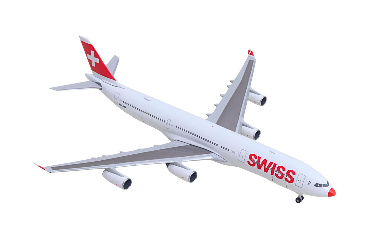 HERPA SWISS A340-300 1/500 LXAIRDEER (**) The Airplane Shop.