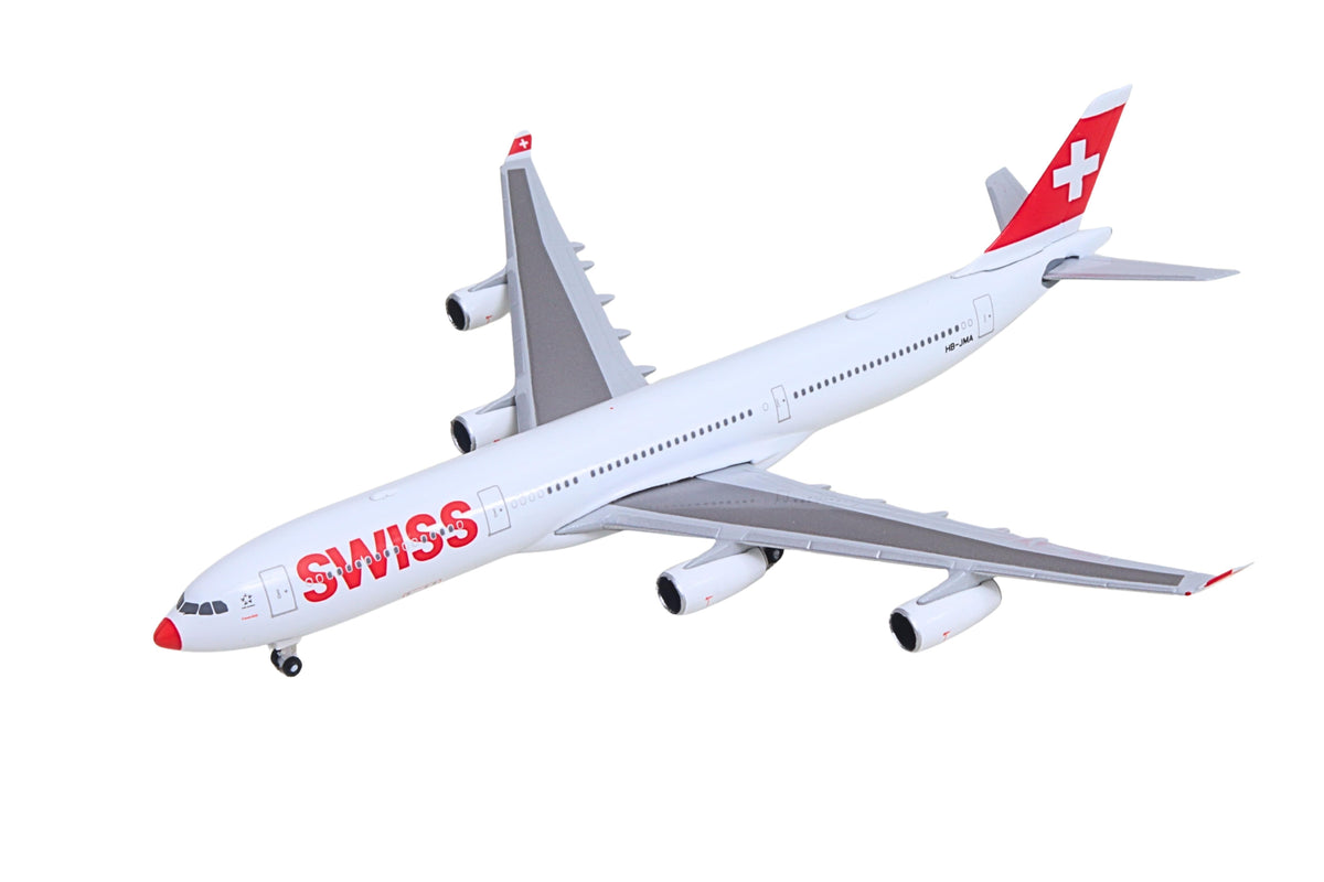 HERPA SWISS A340-300 1/500 LXAIRDEER (**) The Airplane Shop.