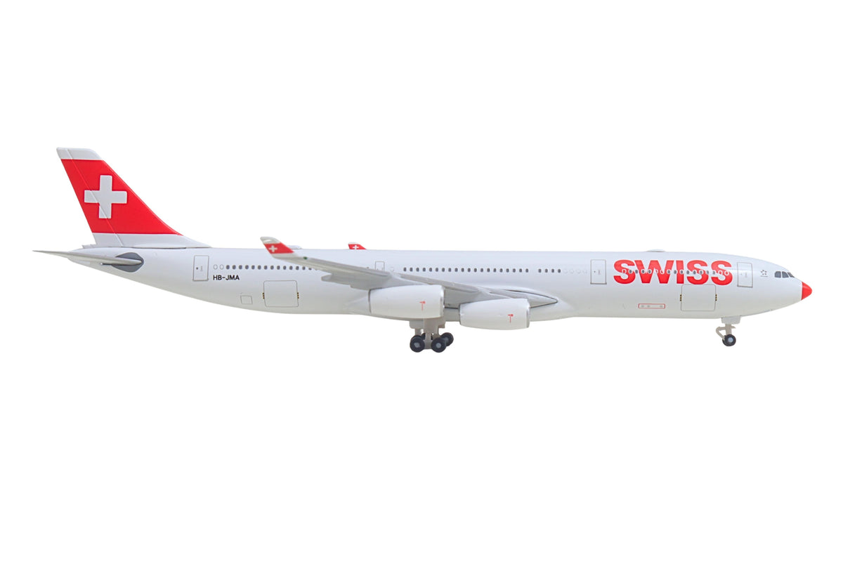 HERPA SWISS A340-300 1/500 LXAIRDEER (**) The Airplane Shop.