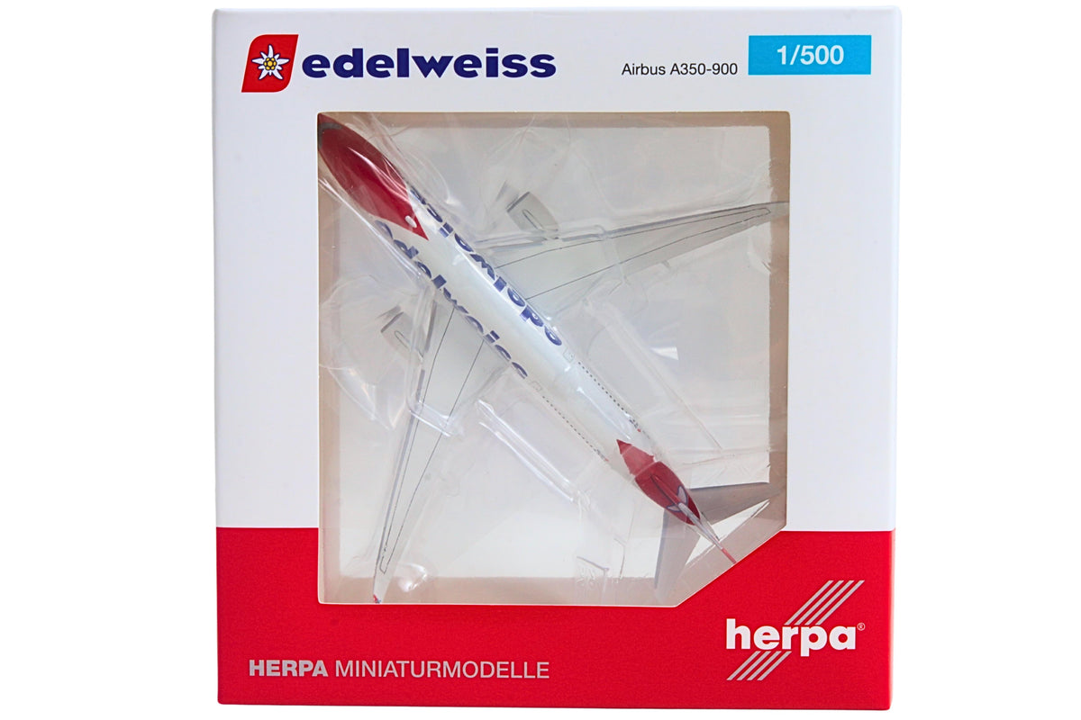 HERPA EDELWEISS A350-900 1/500 (**) The Airplane Shop.