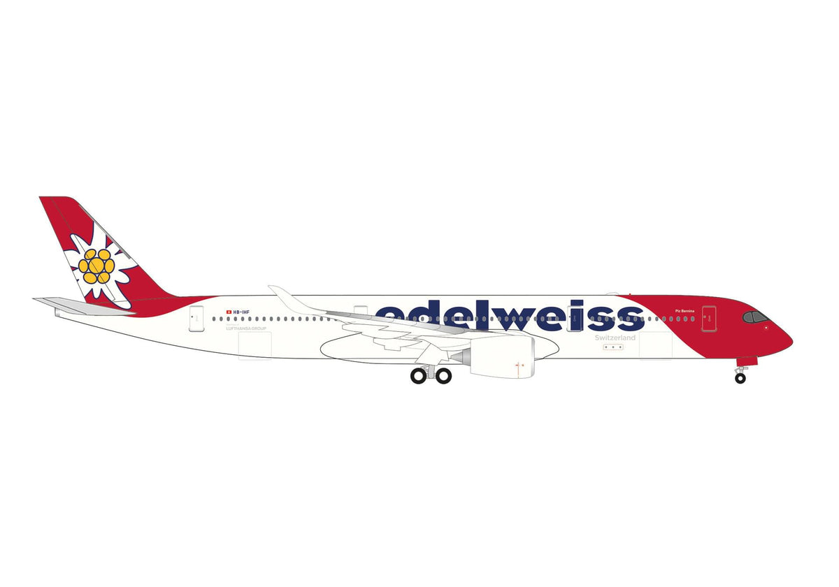 HERPA EDELWEISS A350-900 1/500 (**) The Airplane Shop.