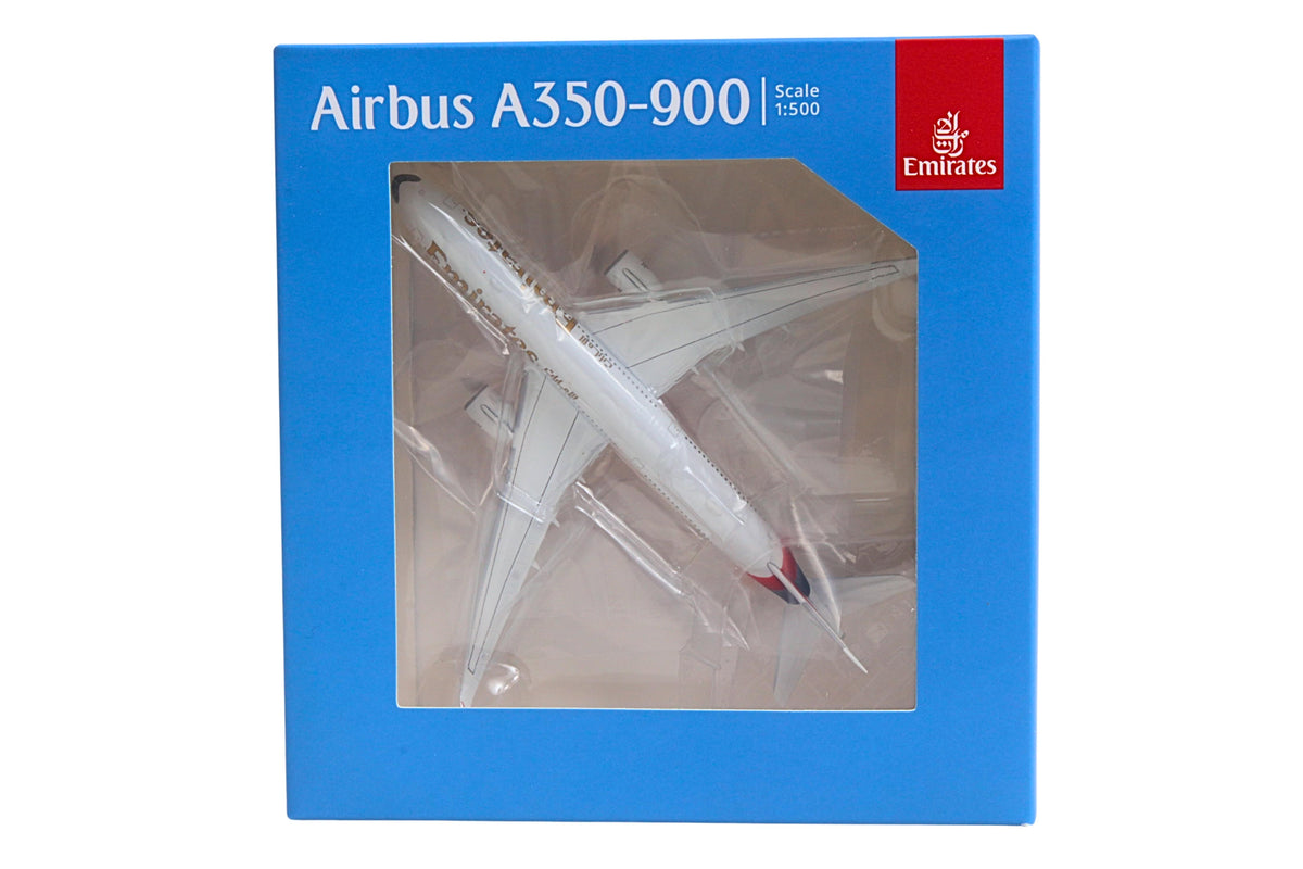 HERPA EMIRATES A350-900 1/500 (**) The Airplane Shop.