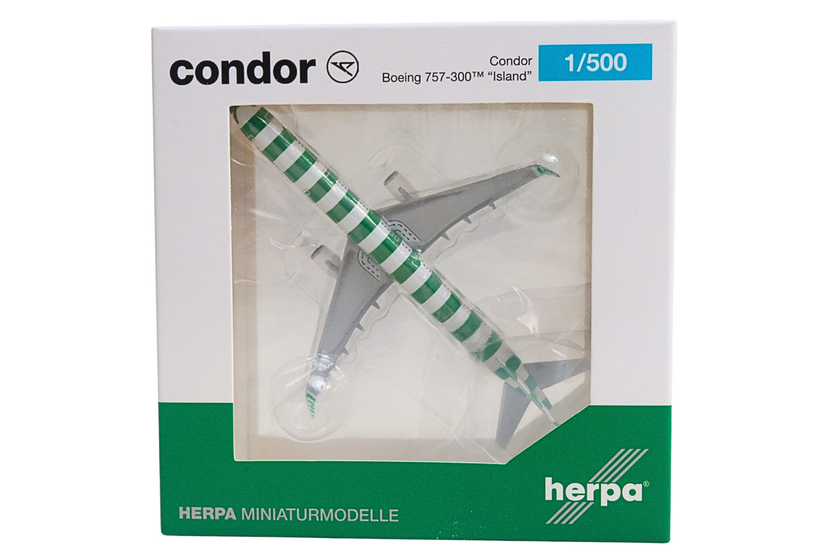 HERPA CONDOR 757-300 1/500 ISLAND (**) The Airplane Shop.