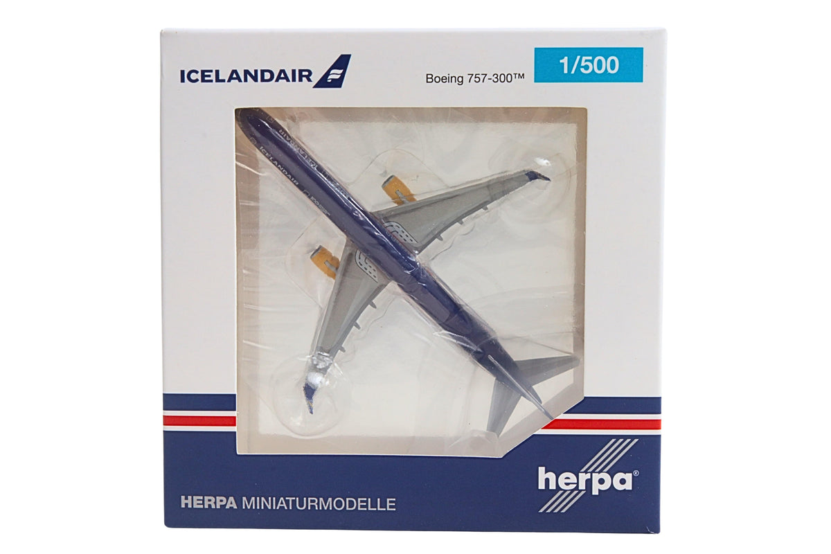 HERPA ICELANDAIR 757-300 1/500 100 YEARS ICELANDIC INDEPENDE The Airplane Shop.