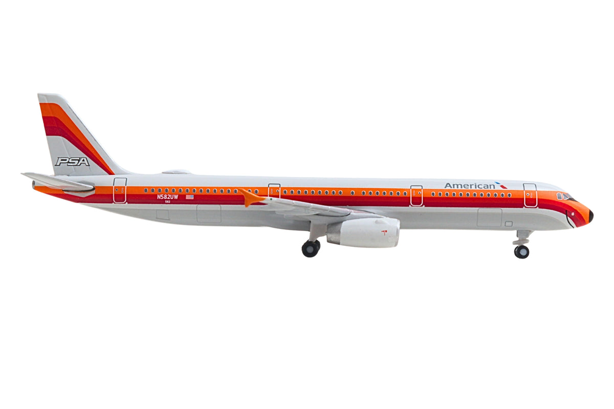 HERPA AMERICAN A321 1/500 PSA HERITAGE (**) The Airplane Shop.