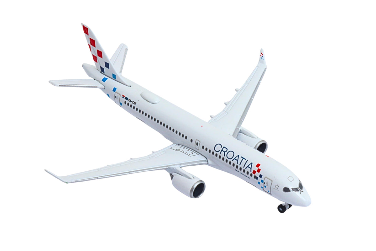 HERPA CROATIA A220-300 1/500 The Airplane Shop.