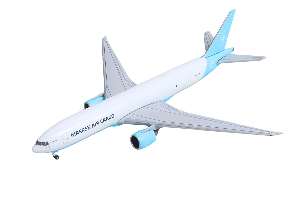 HERPA MAERSK AIR CARGO 777-200F 1/500 The Airplane Shop.