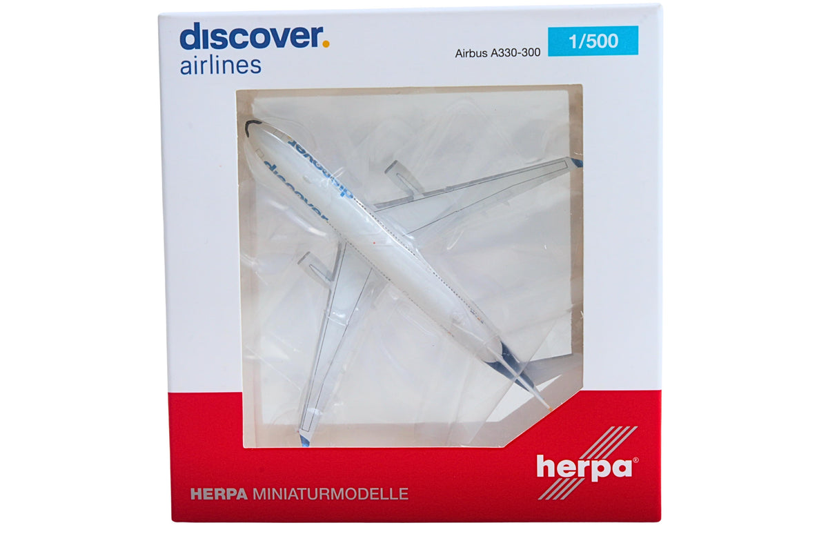 HERPA DISCOVER A330-300 1/500 The Airplane Shop.