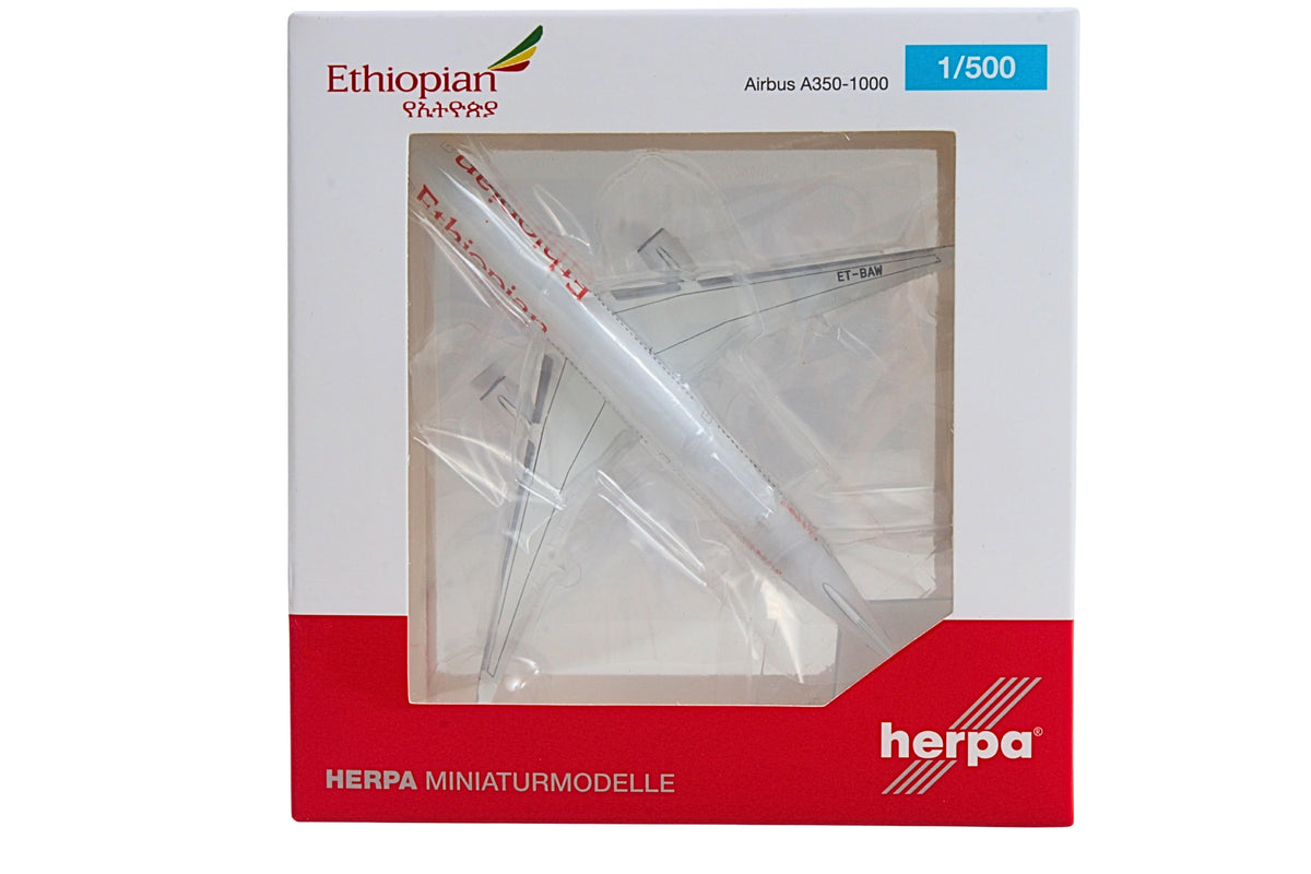 HERPA ETHIOPIAN A350-1000 1/500 (**) The Airplane Shop.