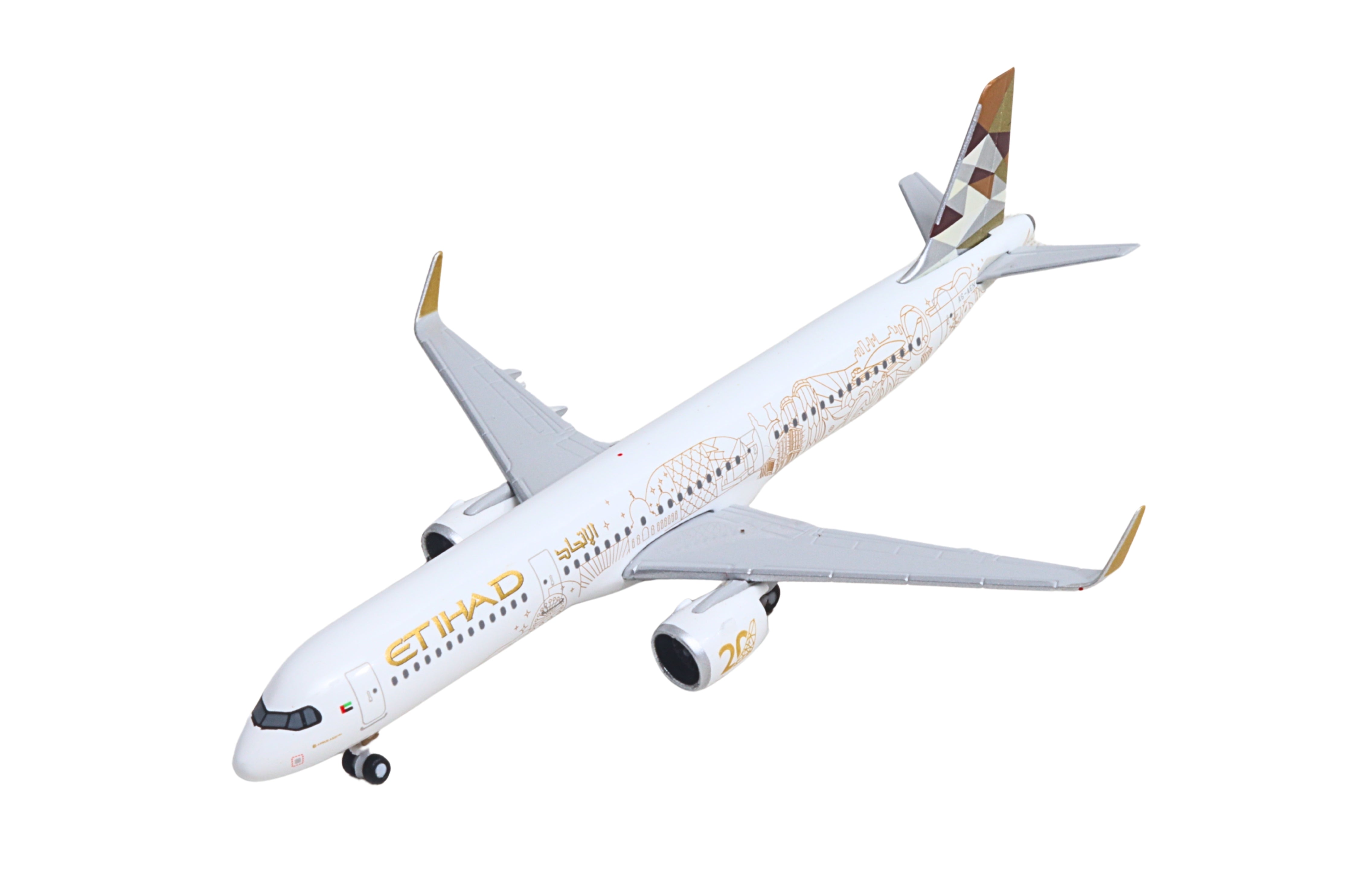 HERPA ETIHAD A321NEO 1/500 20TH ANNIVERSARY (**)