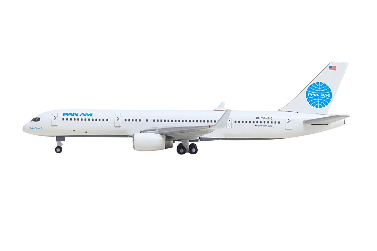 HERPA PAN AM 757-200 1/500 TRACING THE TRANSATLANTIC (**) The Airplane Shop.