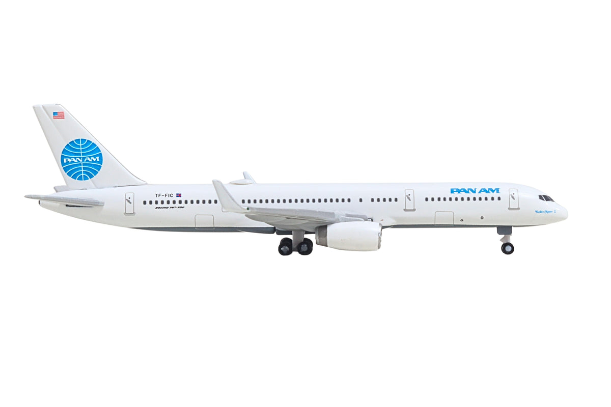 HERPA PAN AM 757-200 1/500 TRACING THE TRANSATLANTIC (**) The Airplane Shop.