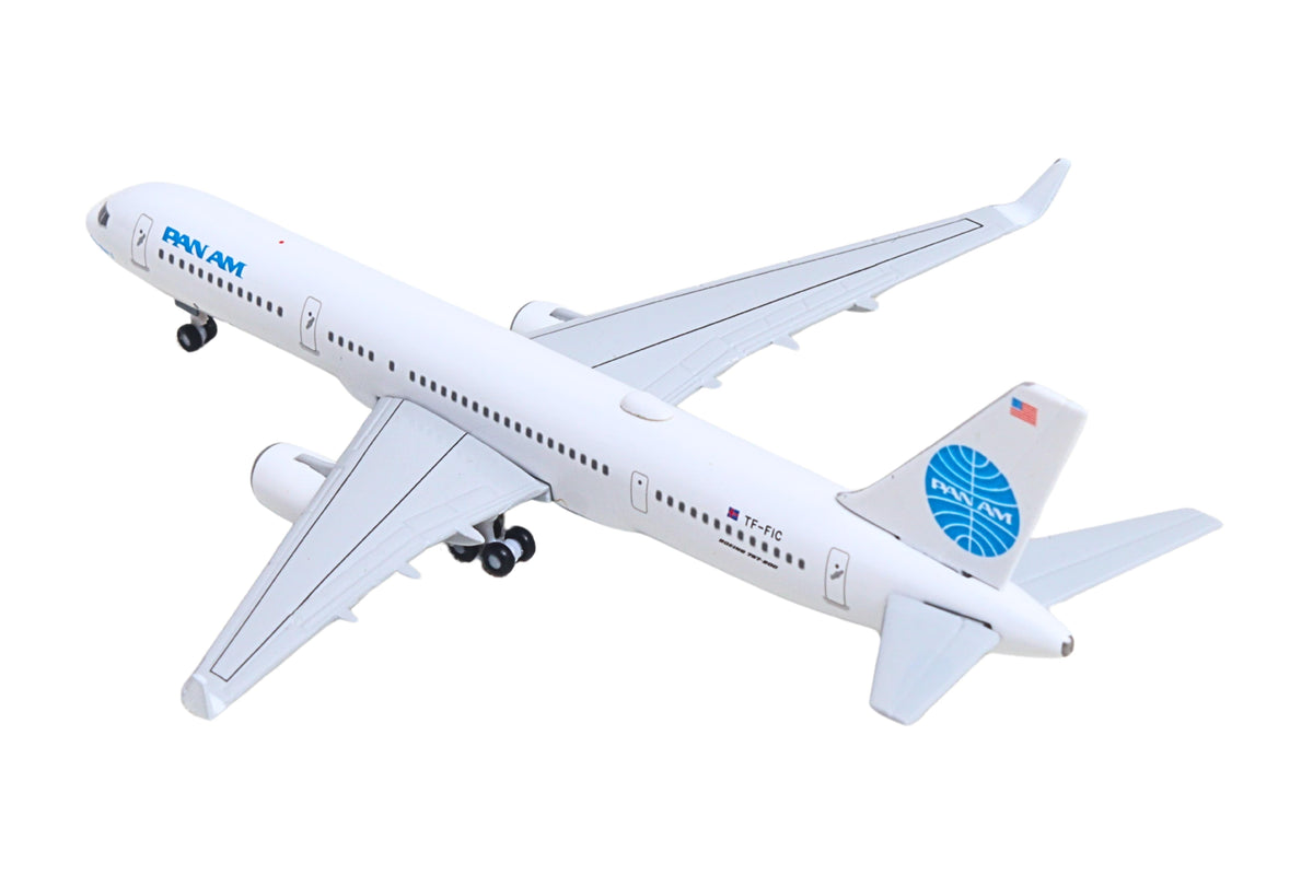 HERPA PAN AM 757-200 1/500 TRACING THE TRANSATLANTIC (**) The Airplane Shop.