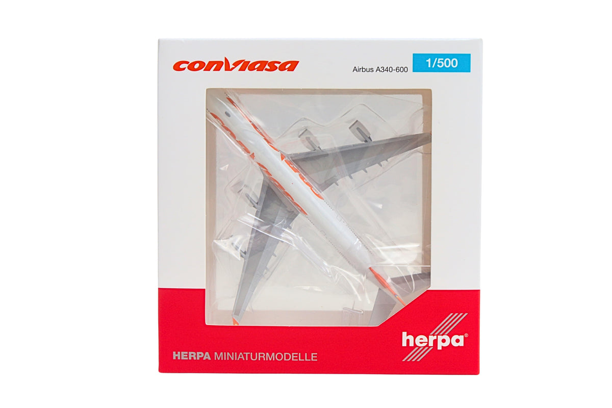HERPA CONVIASA A340-600 1/500 (**) The Airplane Shop.