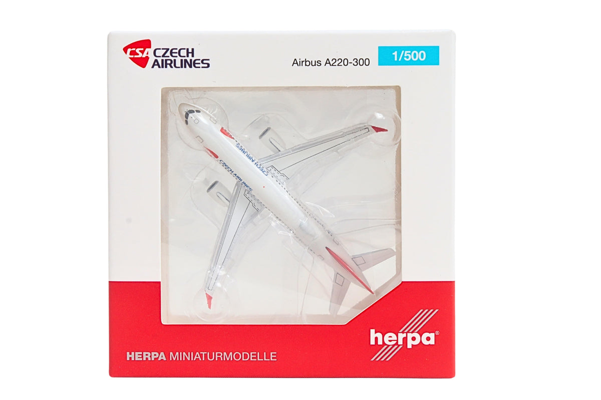 HERPA CSA A220-300 1/500 The Airplane Shop.