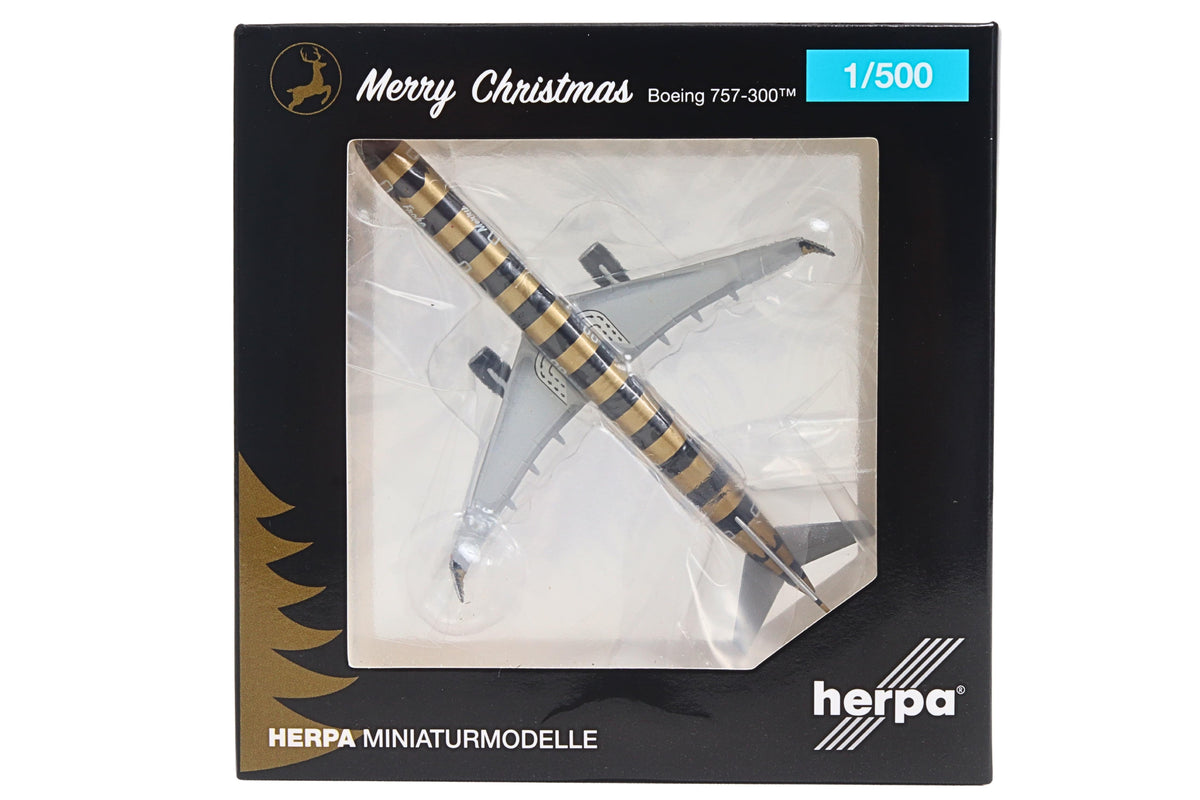 HERPA CHRISTMAS 757-300 1/500 2025 The Airplane Shop.