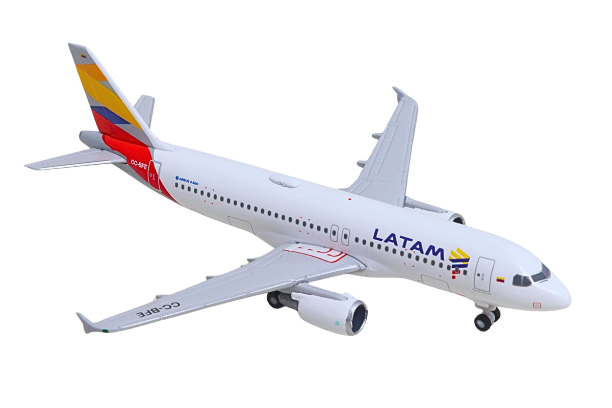HERPA LATAM A320 1/500 COLOMBIAN FLAG DELIVERY (**) The Airplane Shop.