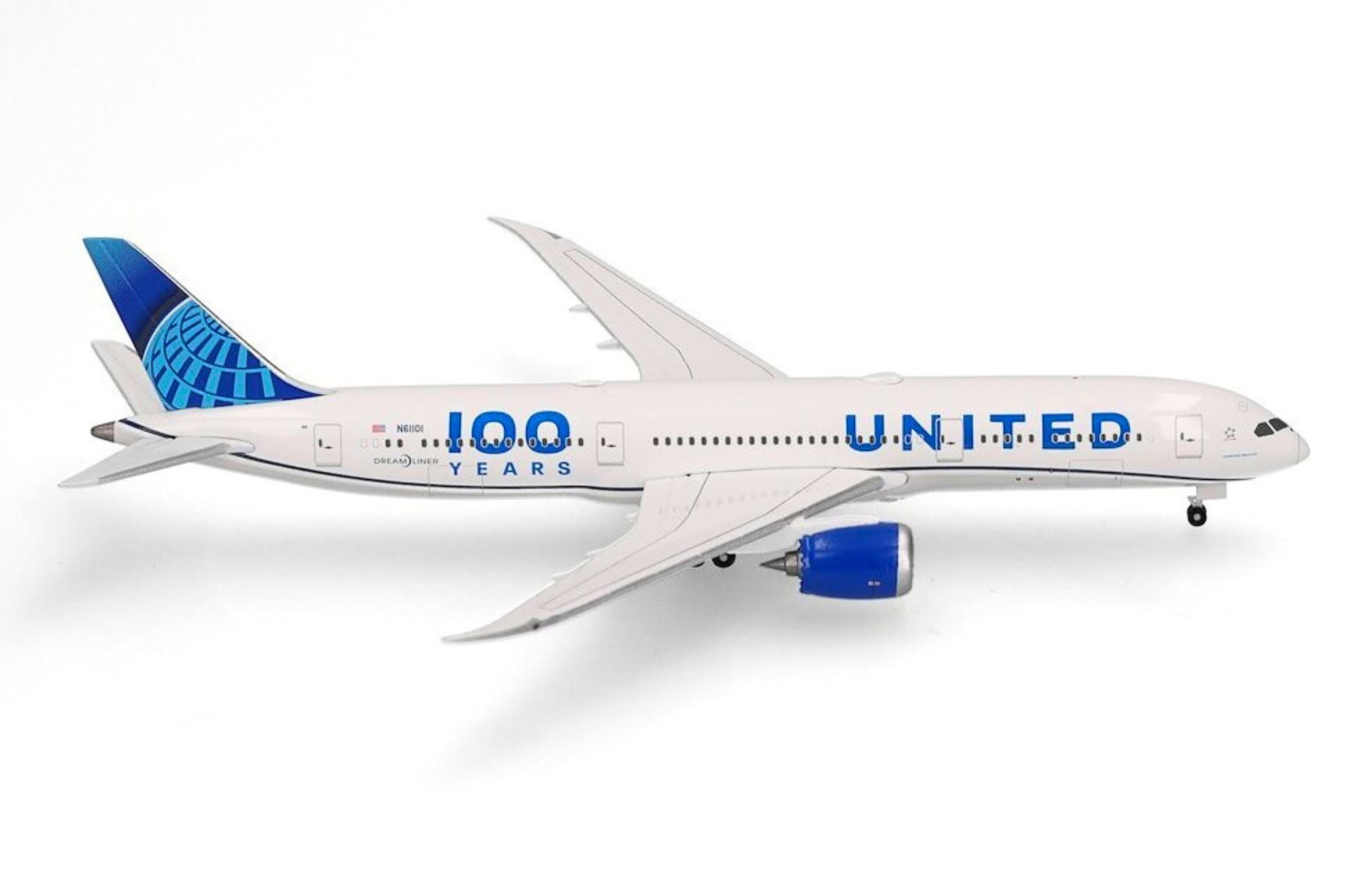 HERPA UNITED 787-9 1/500 100 YEARS