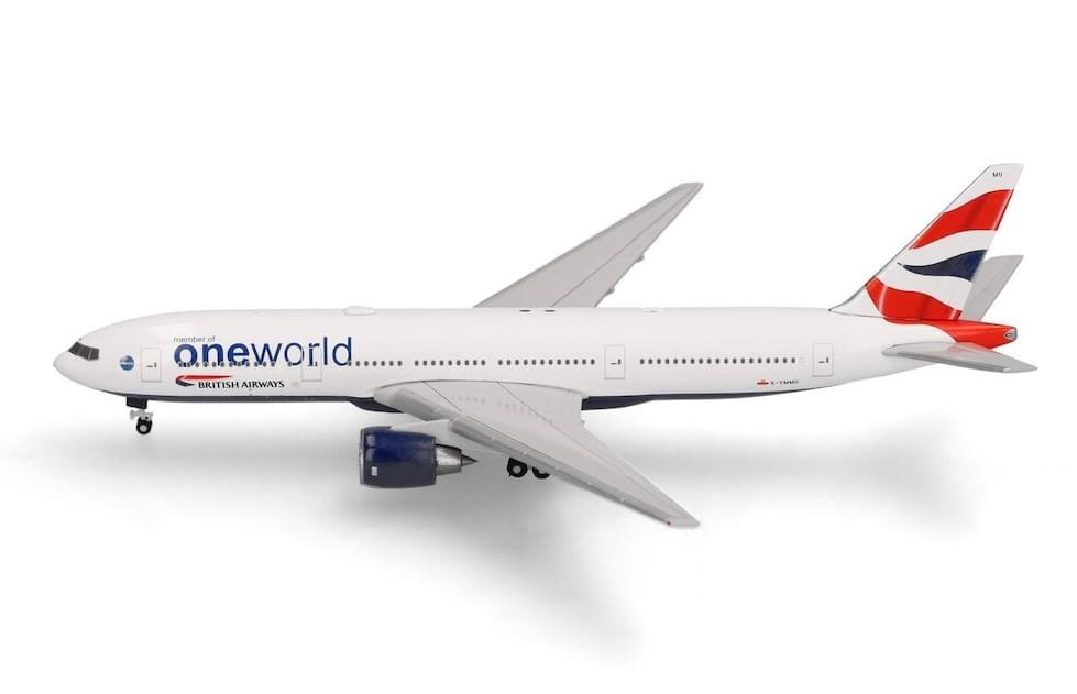 HERPA BRITISH 777-200 1/500 ONEWORLD